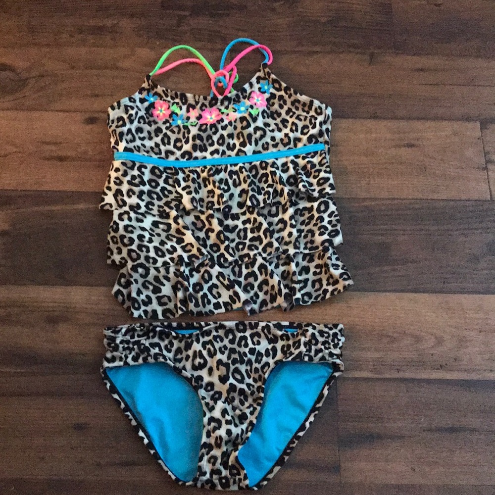 Justice girls swimsuit size 12